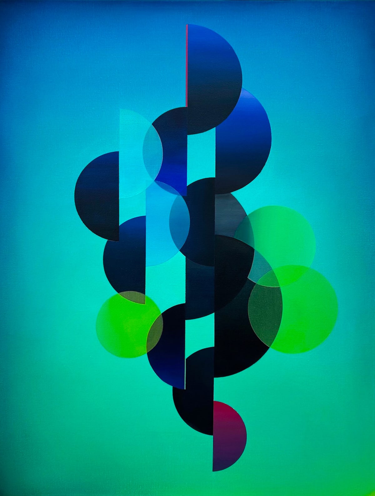 Shape Frequency (Blue), 2024