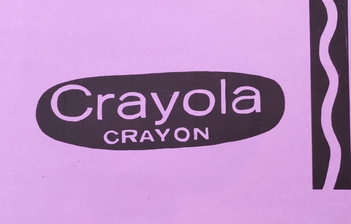 Purple Crayola Print, 1990