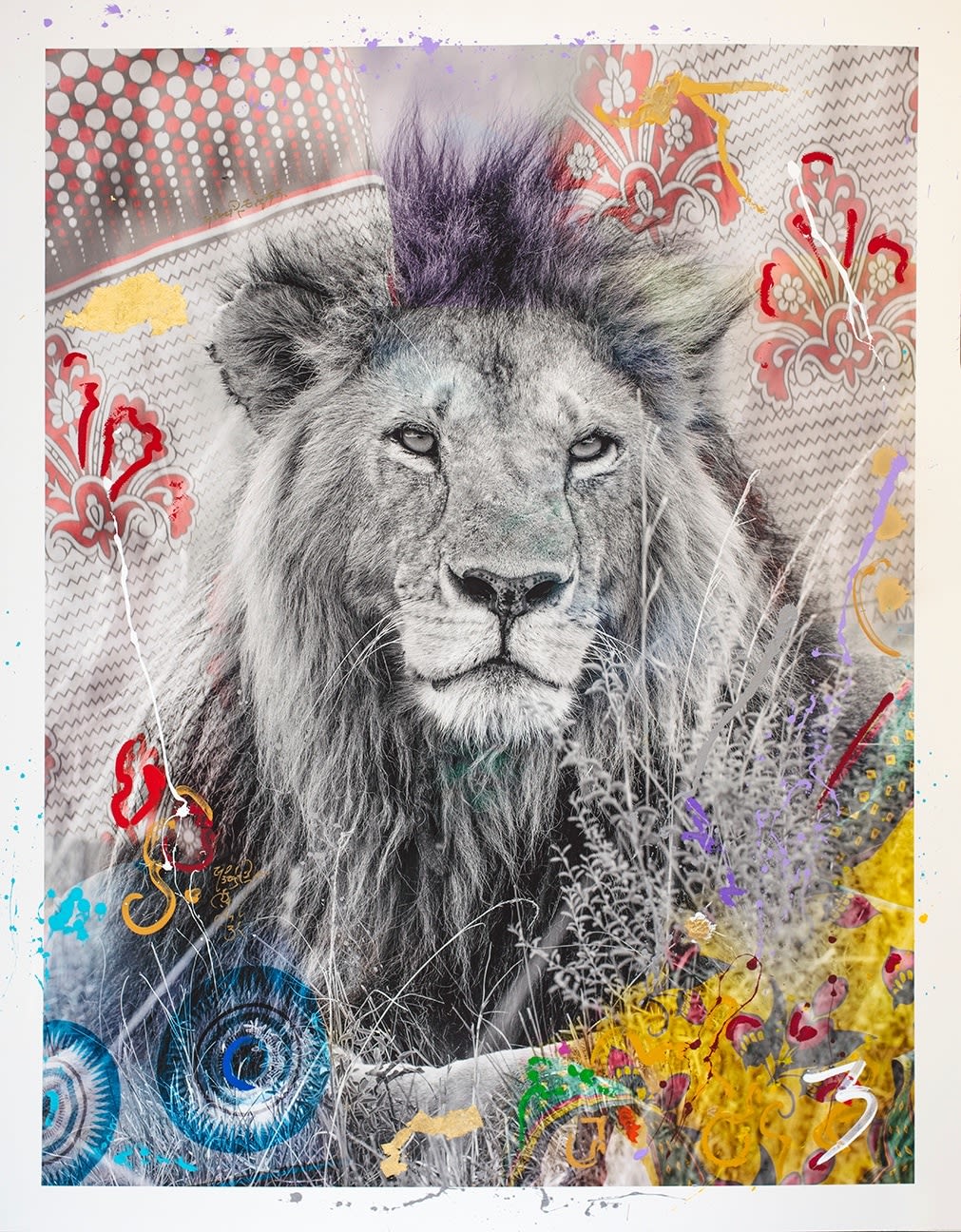 アート作品 I´M NOT A TROPHY CARA LION