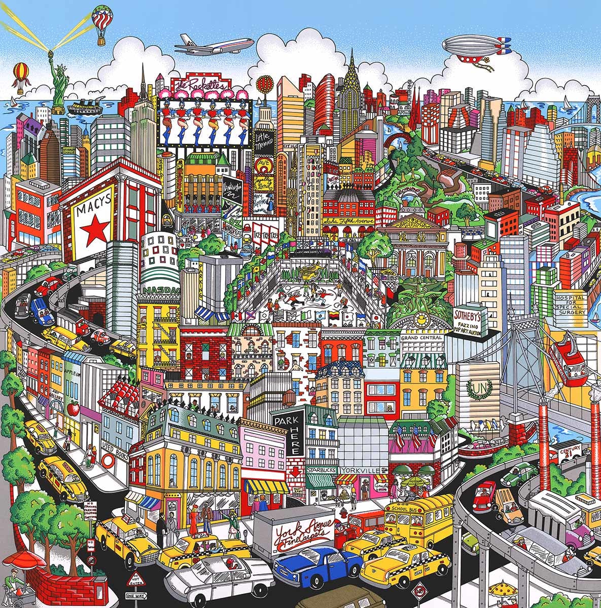 Charles Fazzino | Charles invites you on a Swiss adventure
