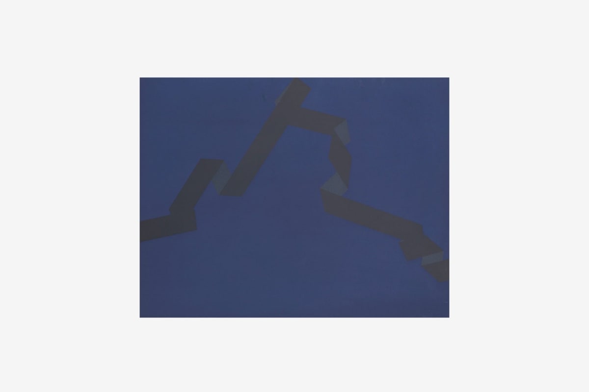 Sainte victoire Blues III, feuille n° 2, 1998