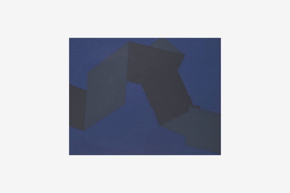 Sainte victoire Blues III, feuille n° 4, 1998