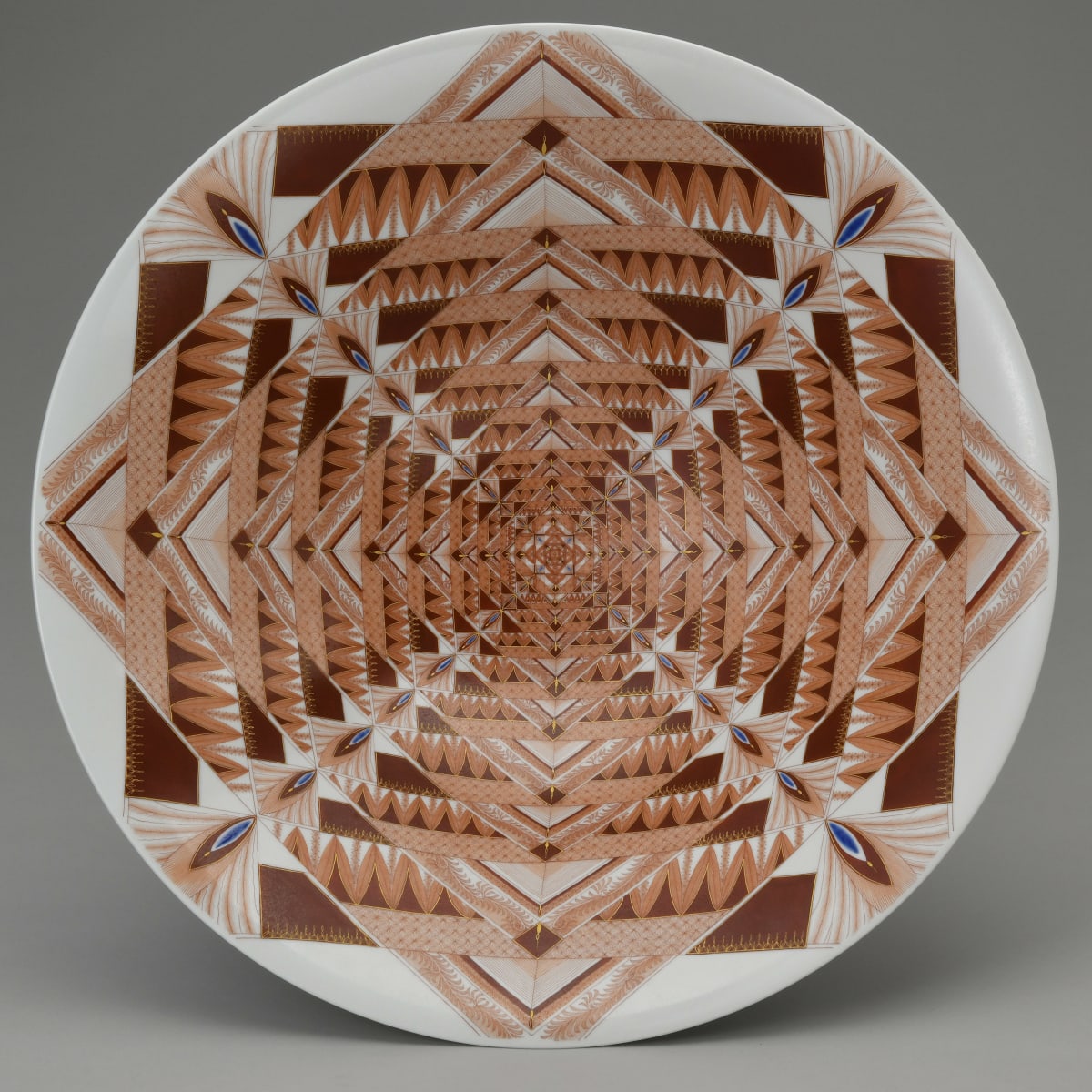 九谷焼 見附正康 赤絵細描鳳凰図 茶碗 茶道具 鑑賞美術