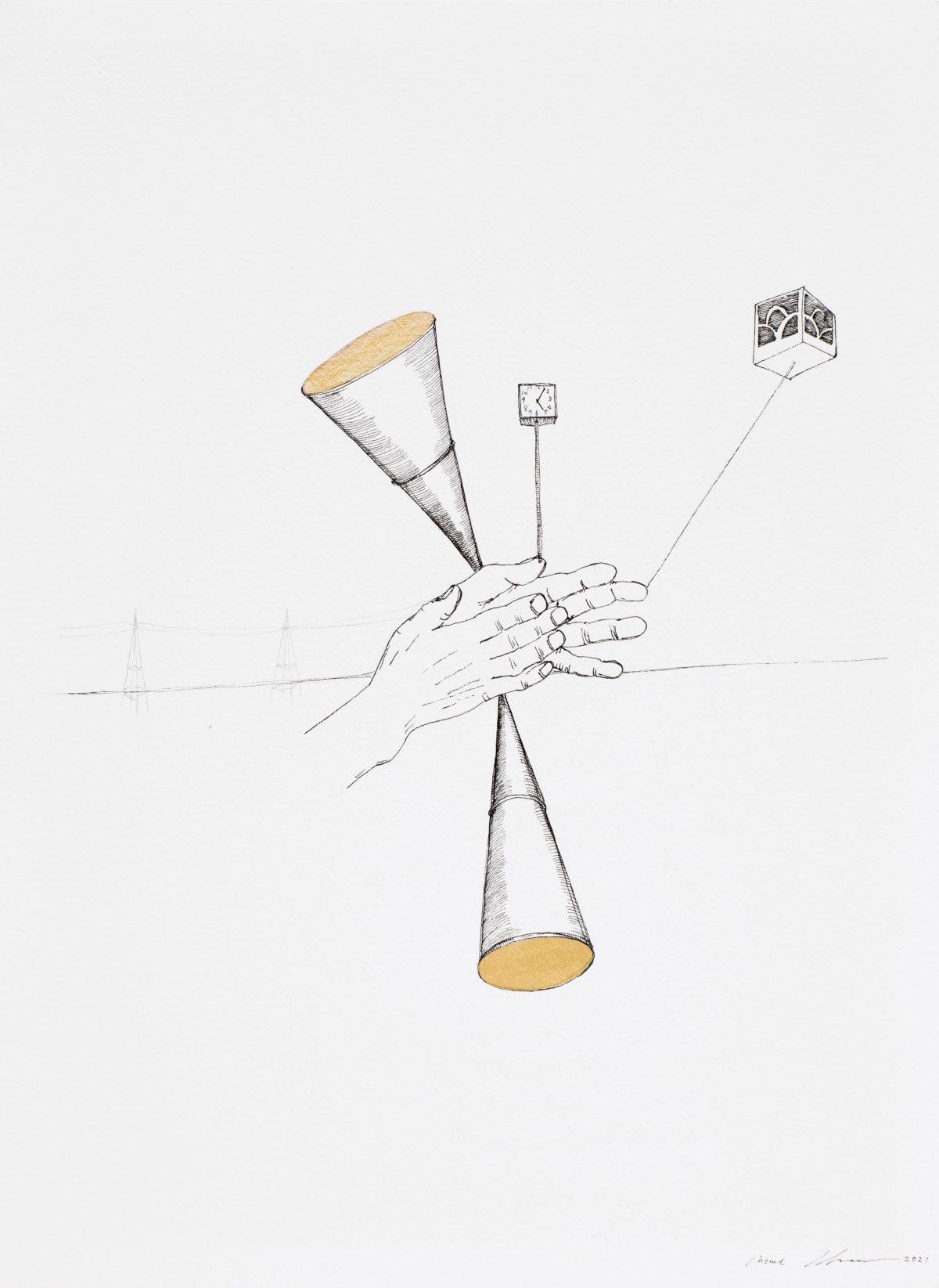 さわひらき hiraki Sawa LINEAMENT資生堂銀座展覧会 LP作品