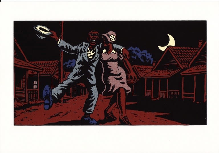 Harmonica Blues/1920s コンピ・レコジャケ ポスター 額装