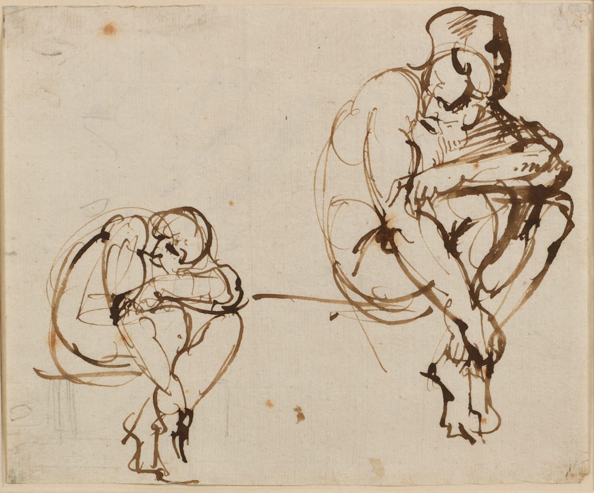 Studies of seated figures