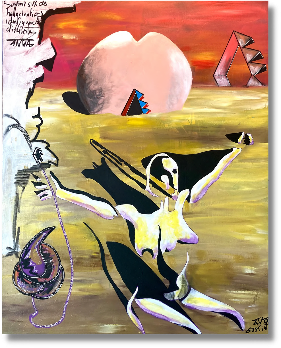 SURFING ON IDENTICALLY DIFFERENT HALLUCINATIONS, 2022
