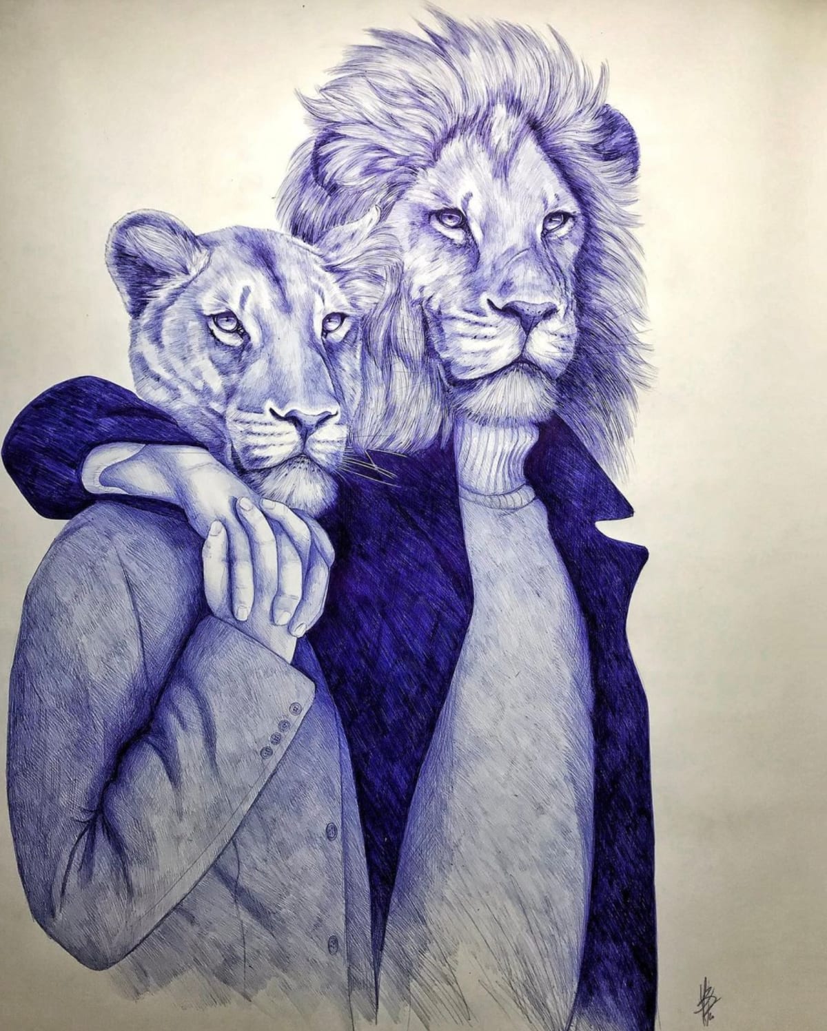 Animal Couple, 2021