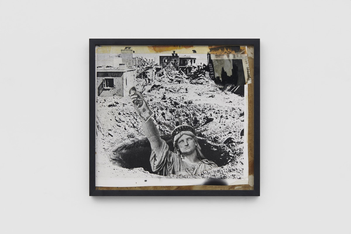 Peter KENNARD Liberty 2, 1981 Photomontage - Gelatin silver and photolithograph prints, gouache and ink on card 26 x 28 cm
