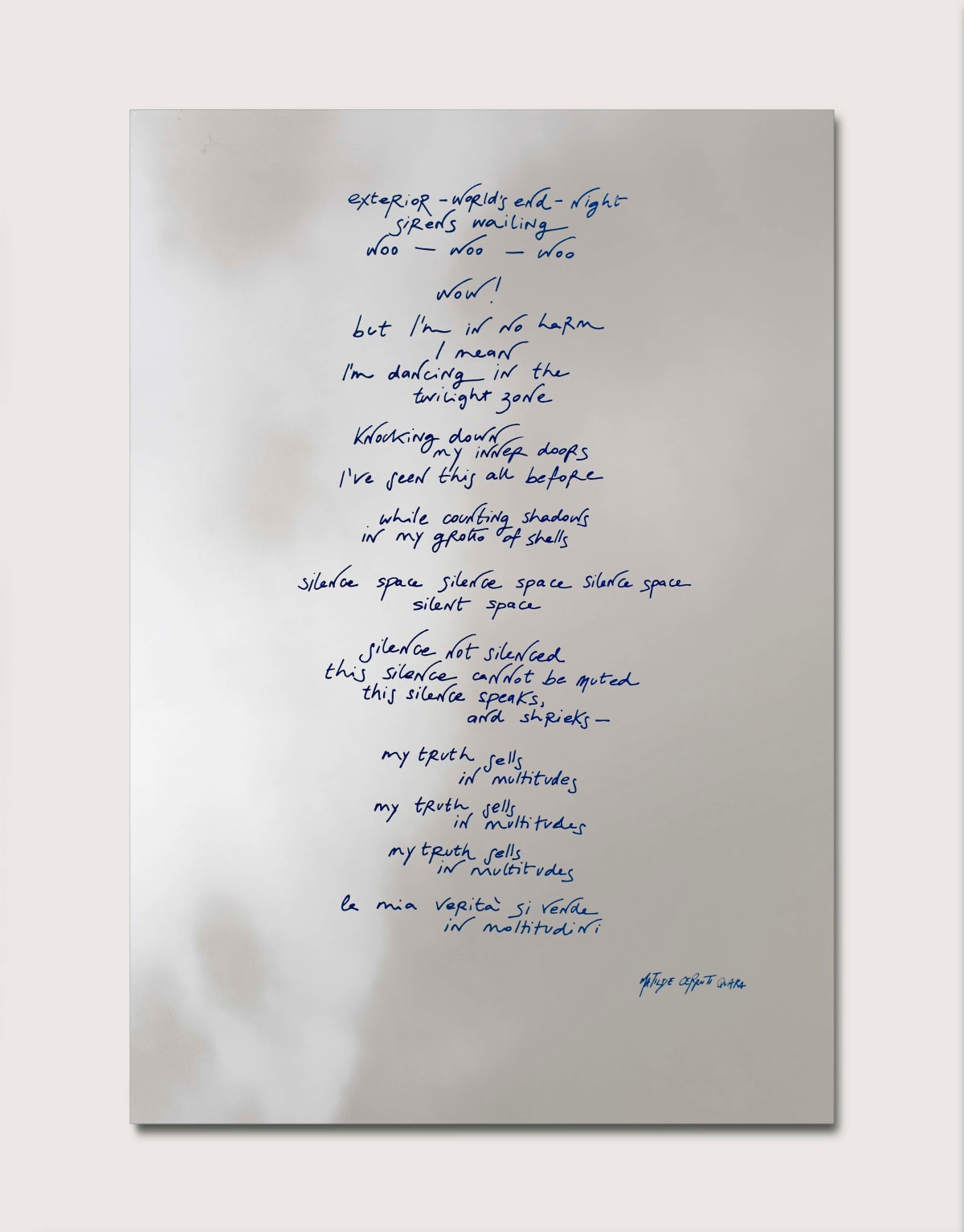 Matilde CERRUTI QUARA, Dancing in The Twilight Zone, 2023