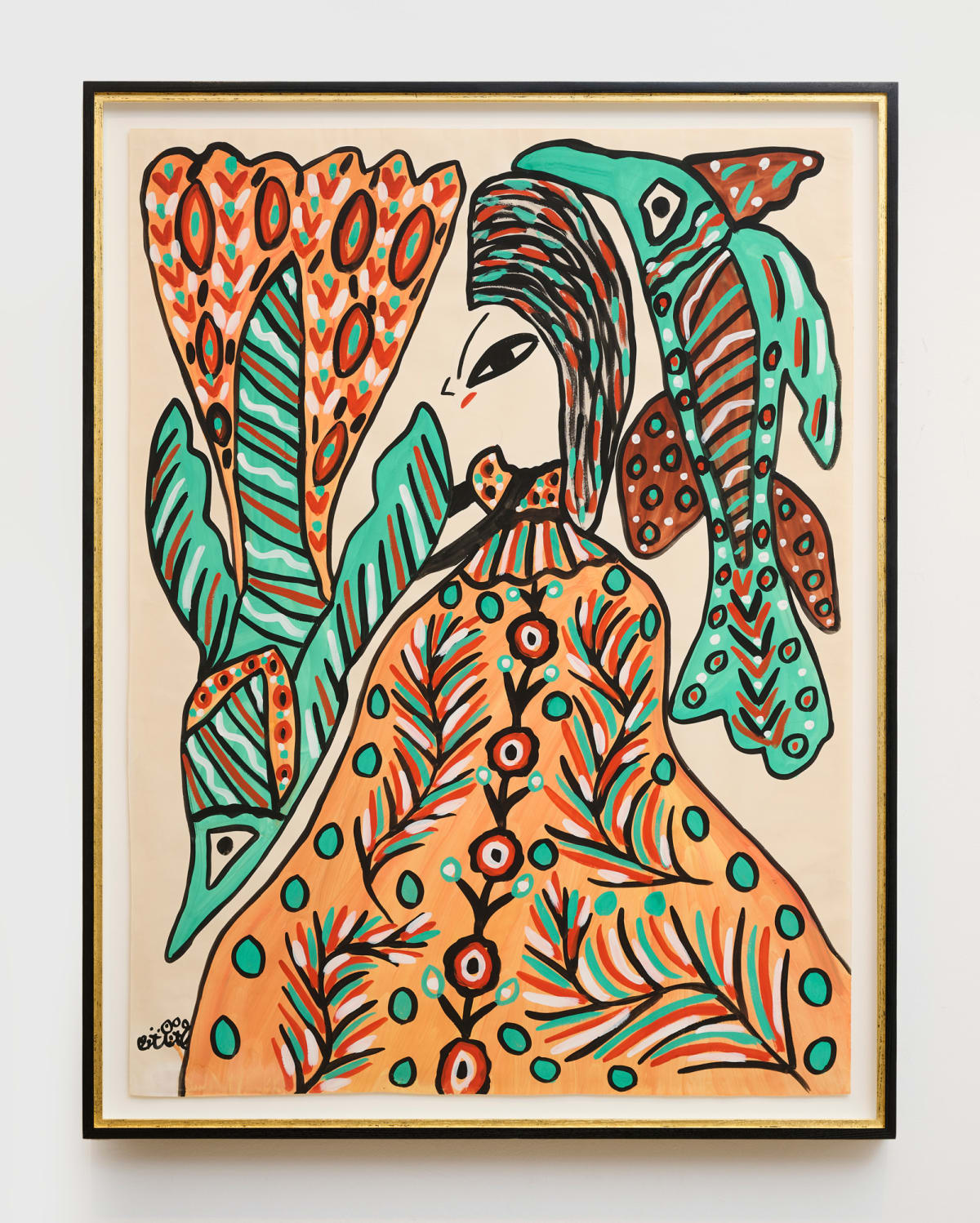 BAYA, Woman and fish, 1991
