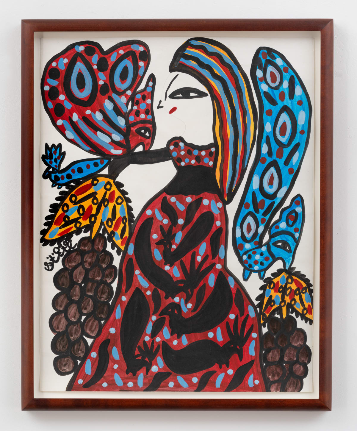 BAYA, Woman with Birds, 1997