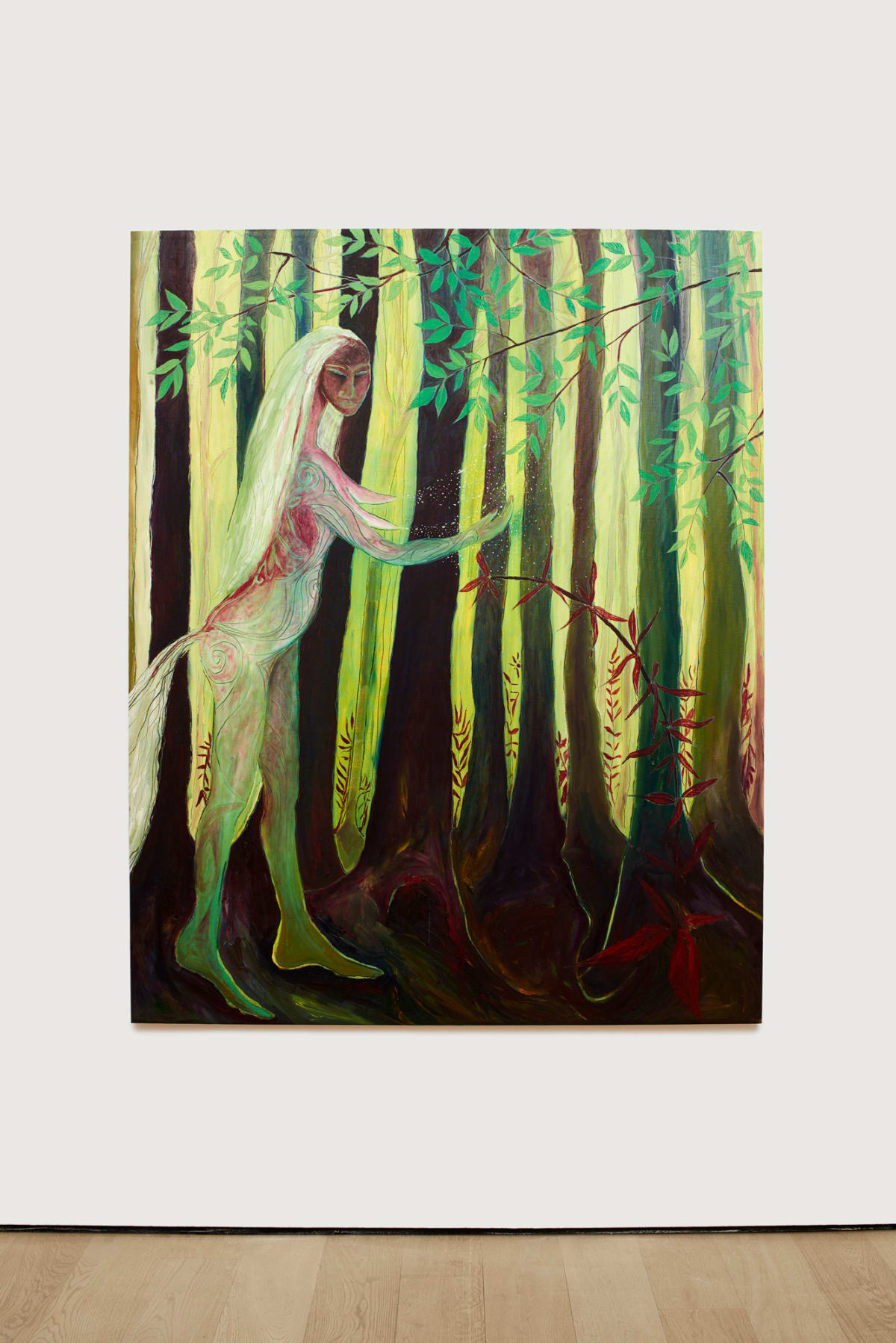 Jennifer BINNIE, Lady of the Forest Nurtures the Trees, 2024