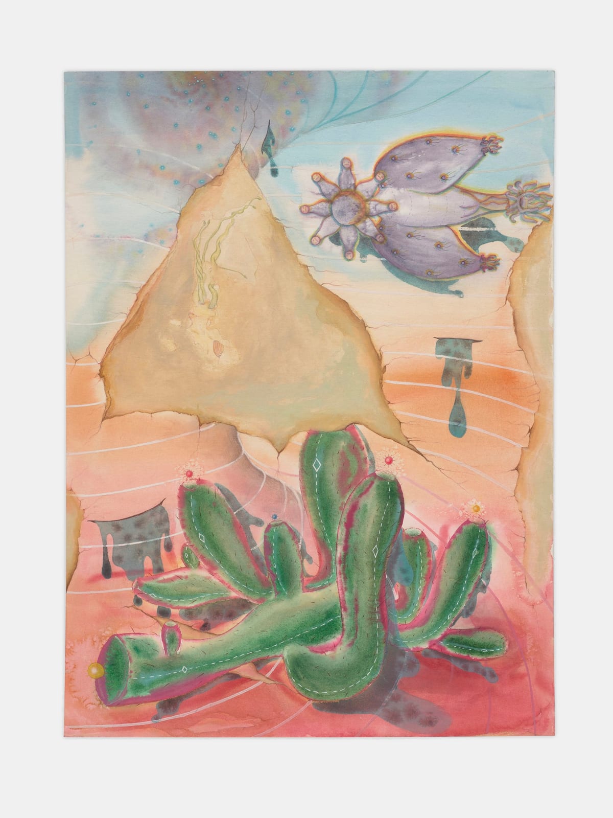 Qian Qian Traveller, 2022 Watercolour and pencil on archival board 76 x 56 cm