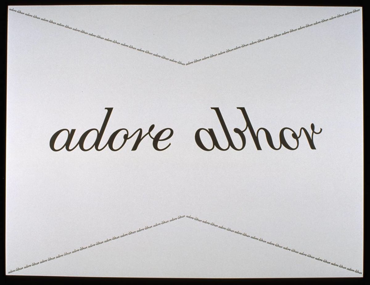 Helen CHADWICK, adore abhor, 1994