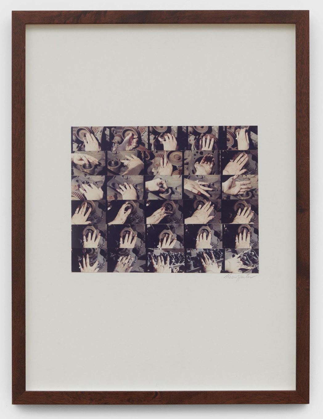 Alexis HUNTER Approach to Fear III: Taboo - Demystify, 1976 30 colour photographs, mounted on board 57 x 43 cm sheet