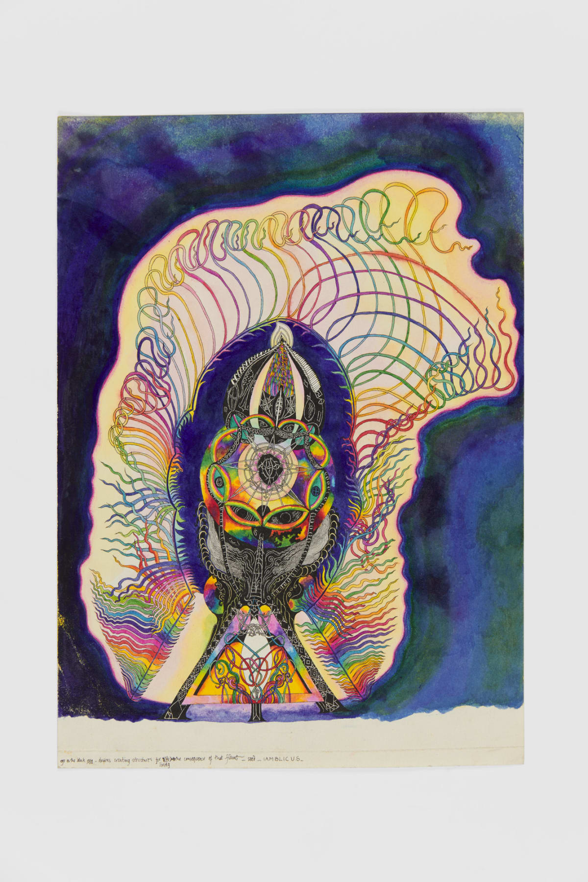 Ann CHURCHILL, Coloured drawing (IAMBLICUS), 1978