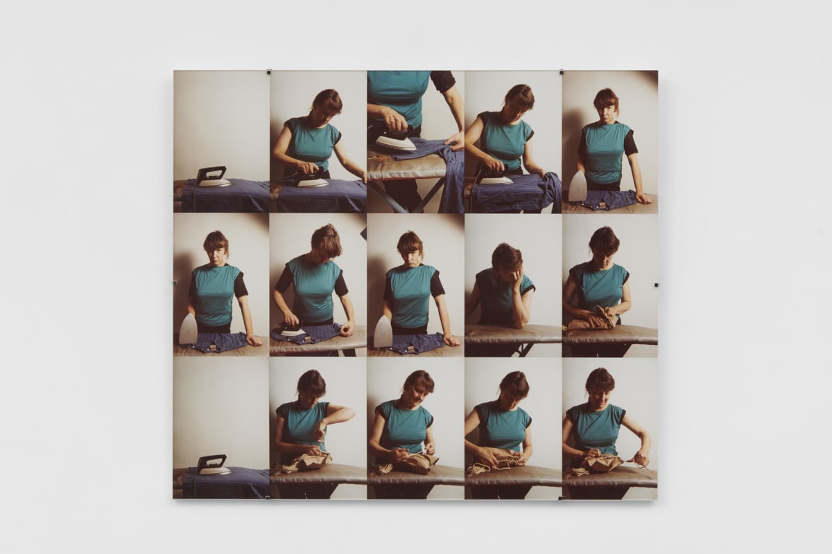 Jo SPENCE Photo Therapy: Dashing Away the Smoothing Iron, 1986-88 15 colour photographs mounted on card 45 x 50 cm overall