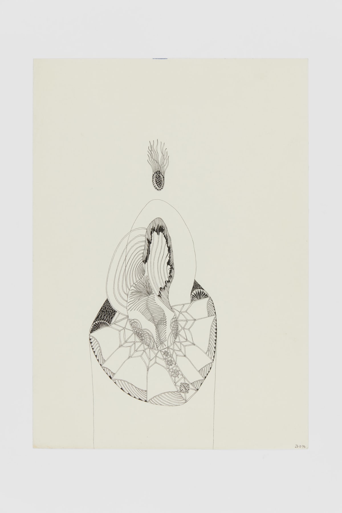 Ann CHURCHILL, 28.10.74 (Daily drawing), 1974