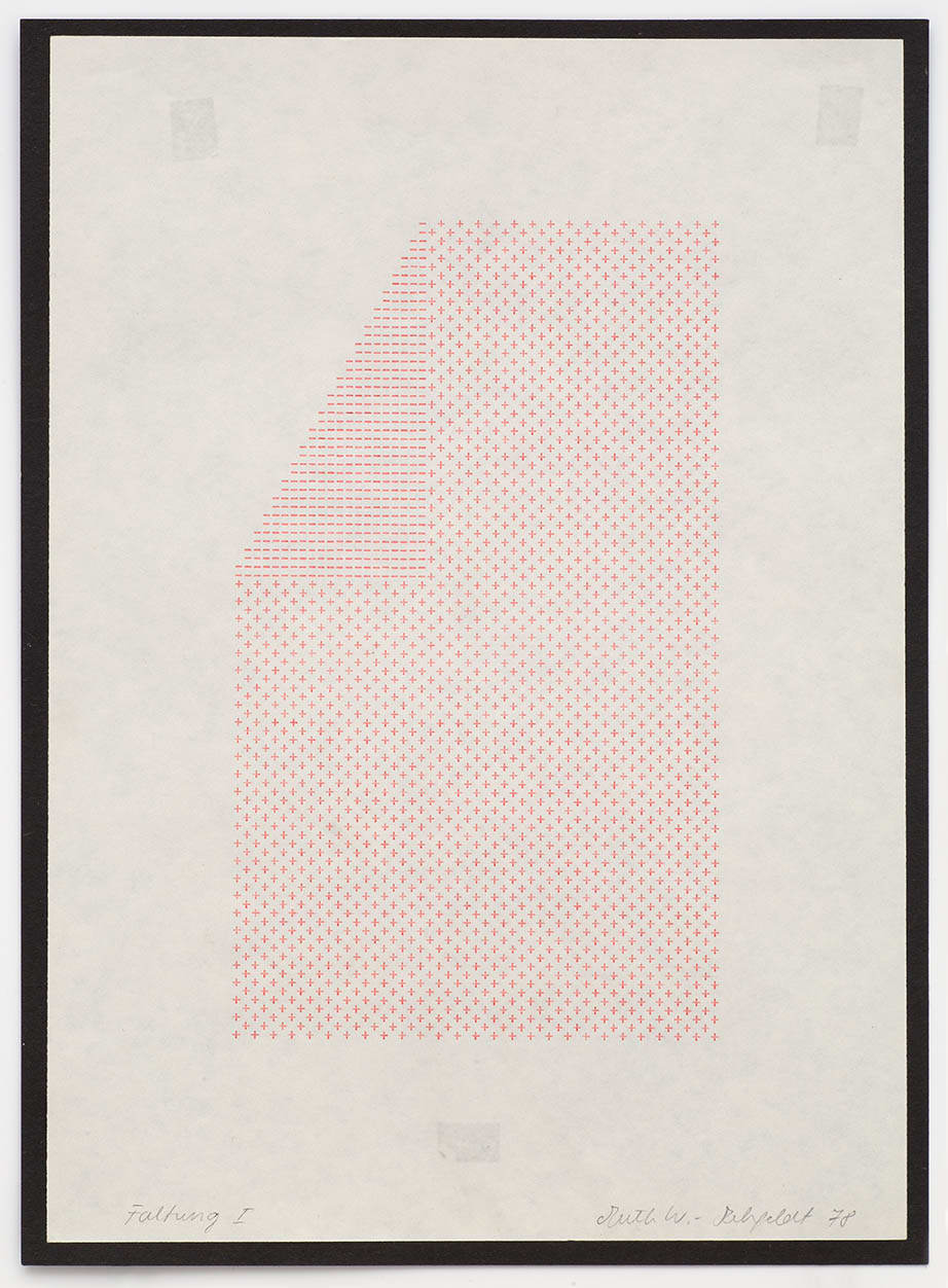 Ruth WOLF-REHFELDT, Faltung 1, 1978