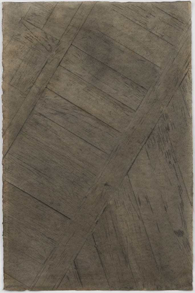 Francoise JANICOT, Floor of the artist's studio, 1976