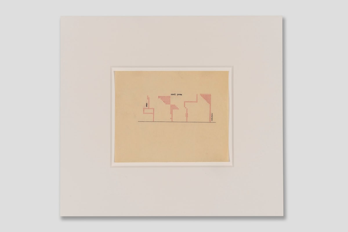 Dom Sylvester HOUÉDARD, 230364 (cool poem), 1964