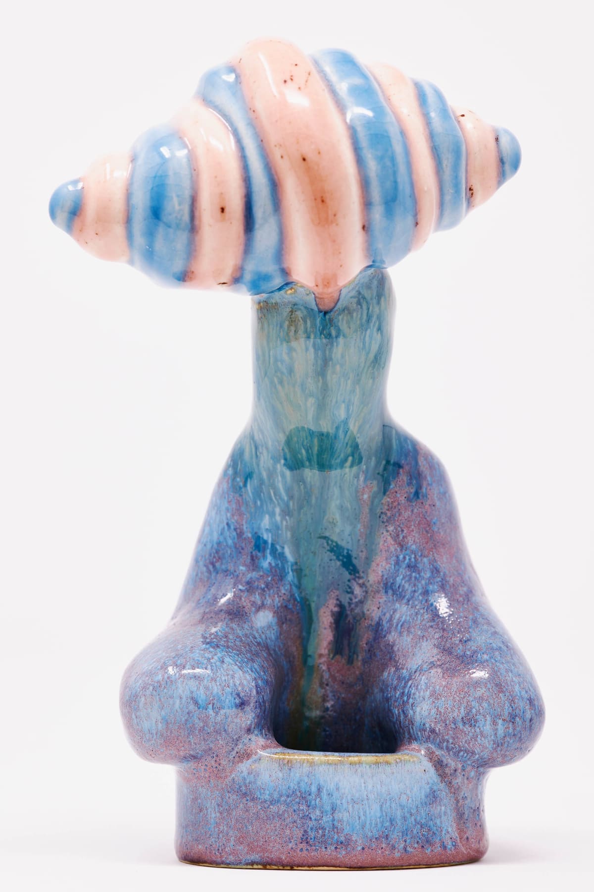 Holly STEVENSON Maggot Head Maquette , 2022 Ceramic: glazed stoneware 17 x 10 x 8 cm