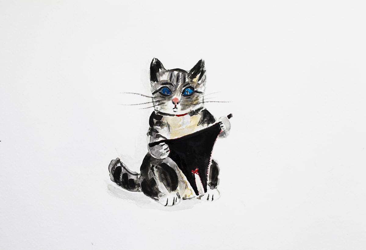 Karen DENSHAM, Sex kitten (black), 2015