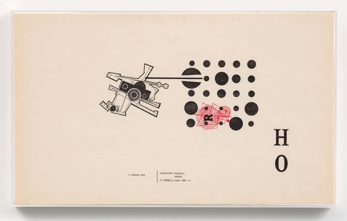Edgardo Antonio VIGO, Composiciòn mecànico-estètica, 1958