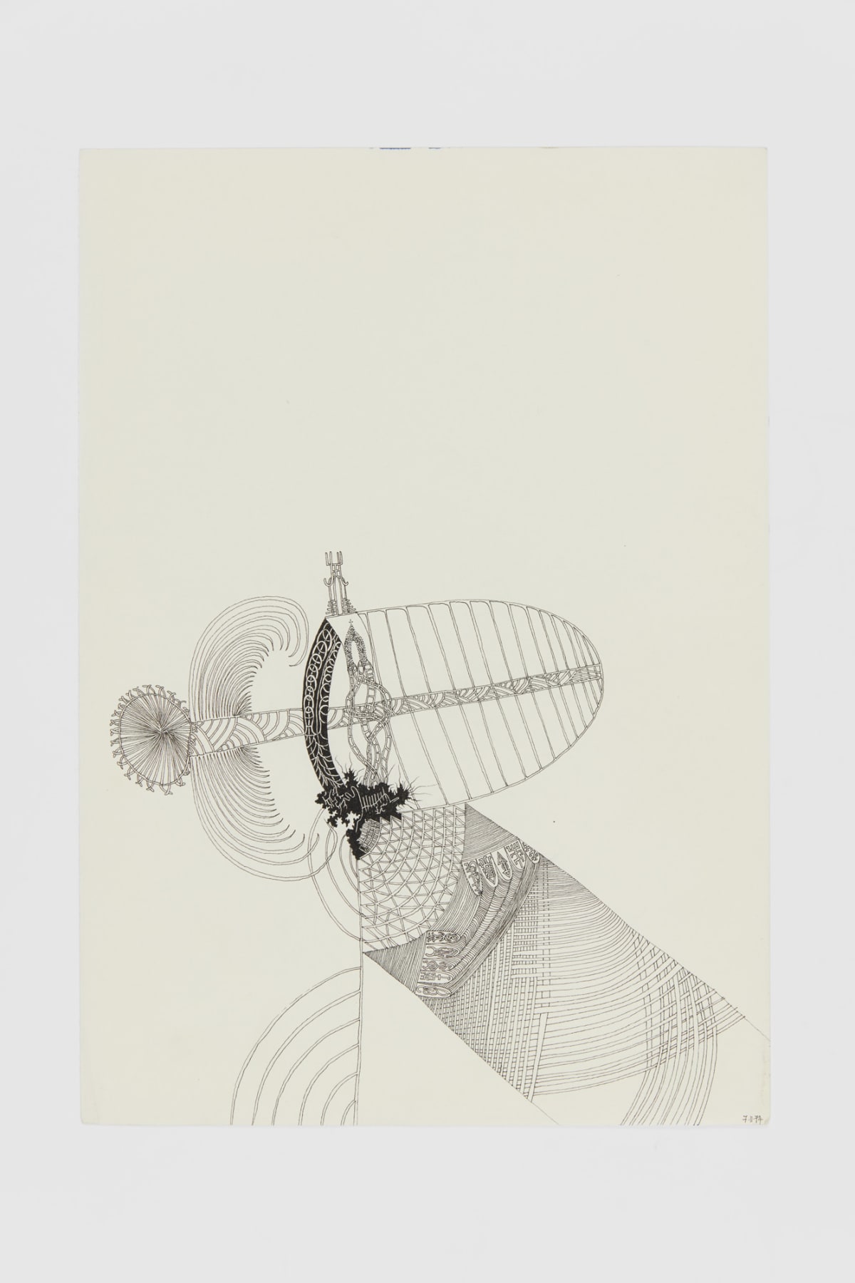 Ann CHURCHILL, 7.11.74 (Daily drawing), 1974