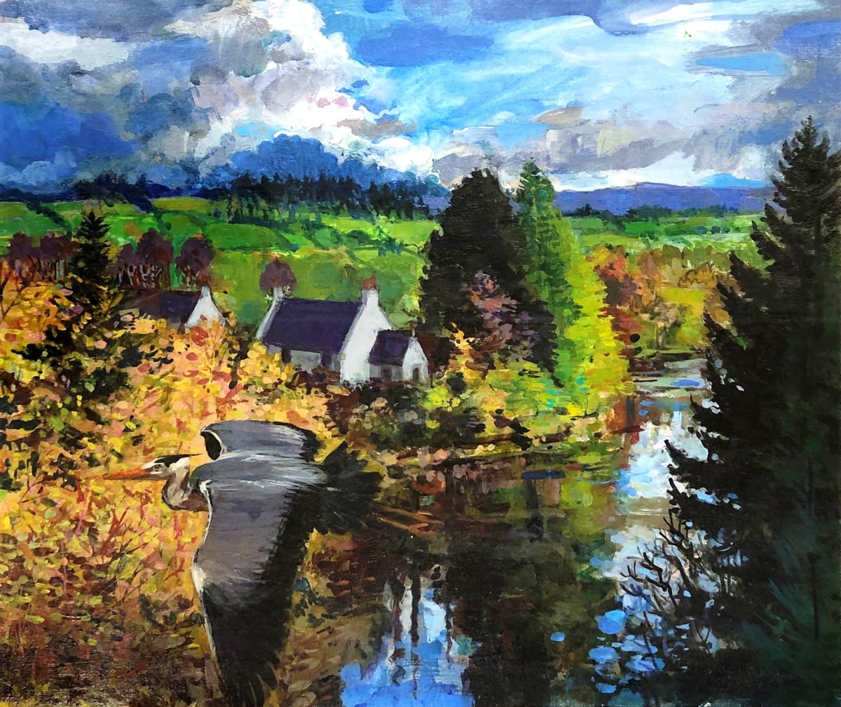 Yarrow Water: stormy autumn, 2023