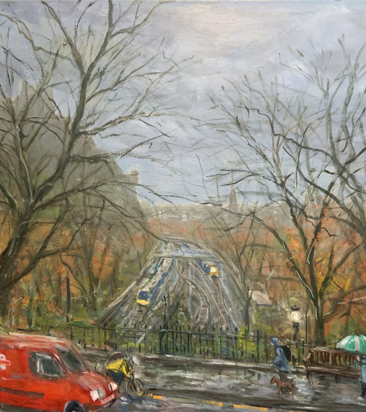 Trains in the Rain