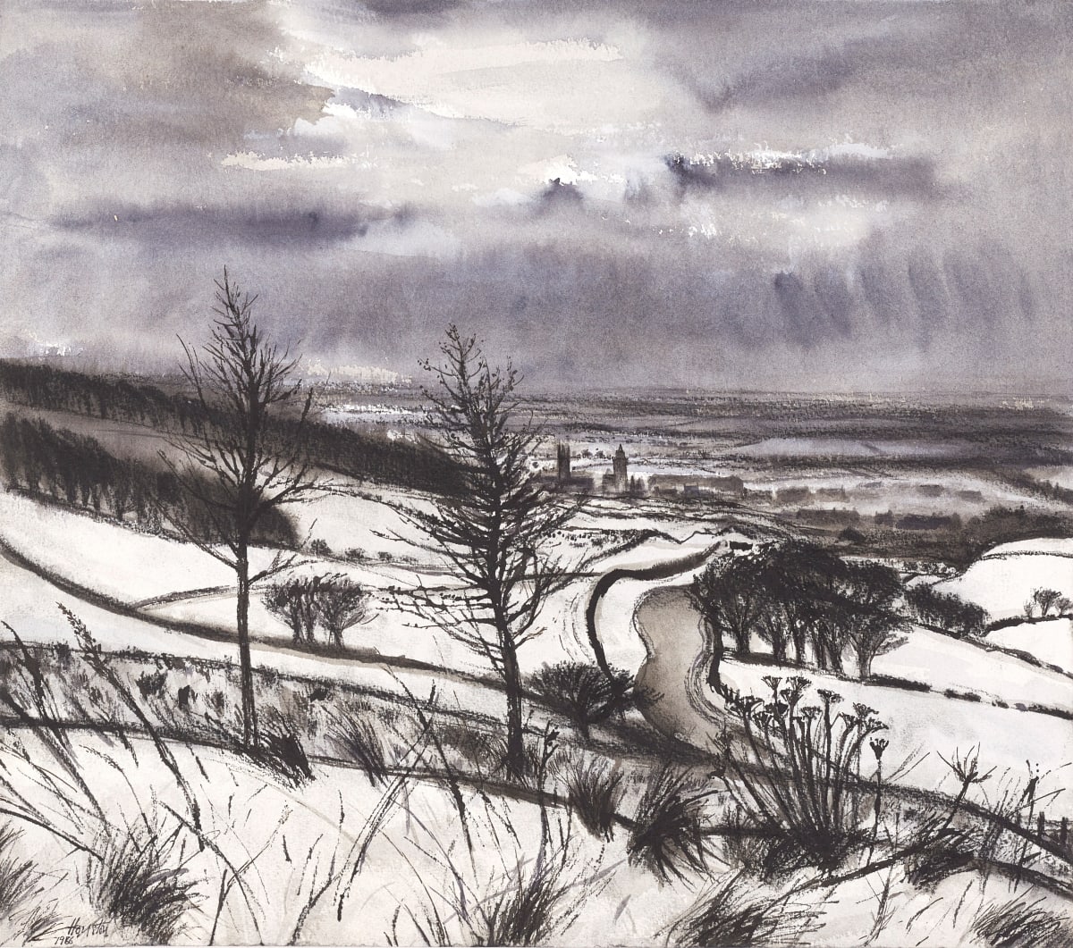 Untitled (Winter Landscape), 1956