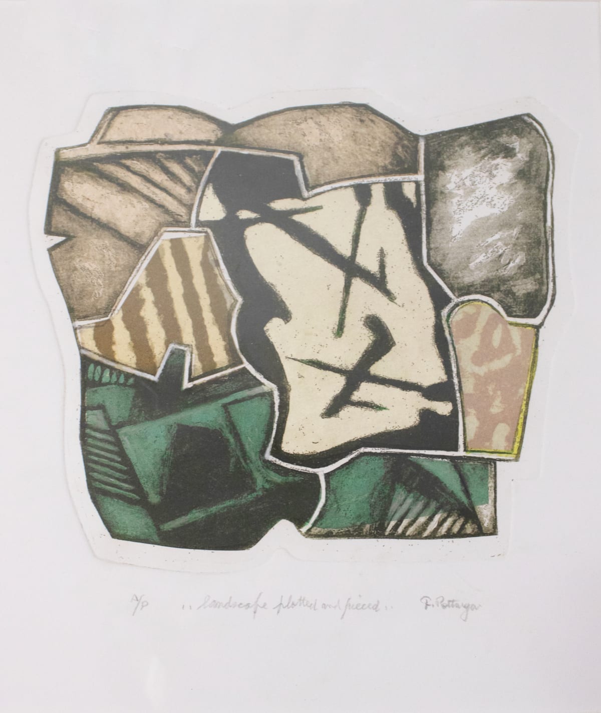 Landscape Plotted and Pieced, 2011