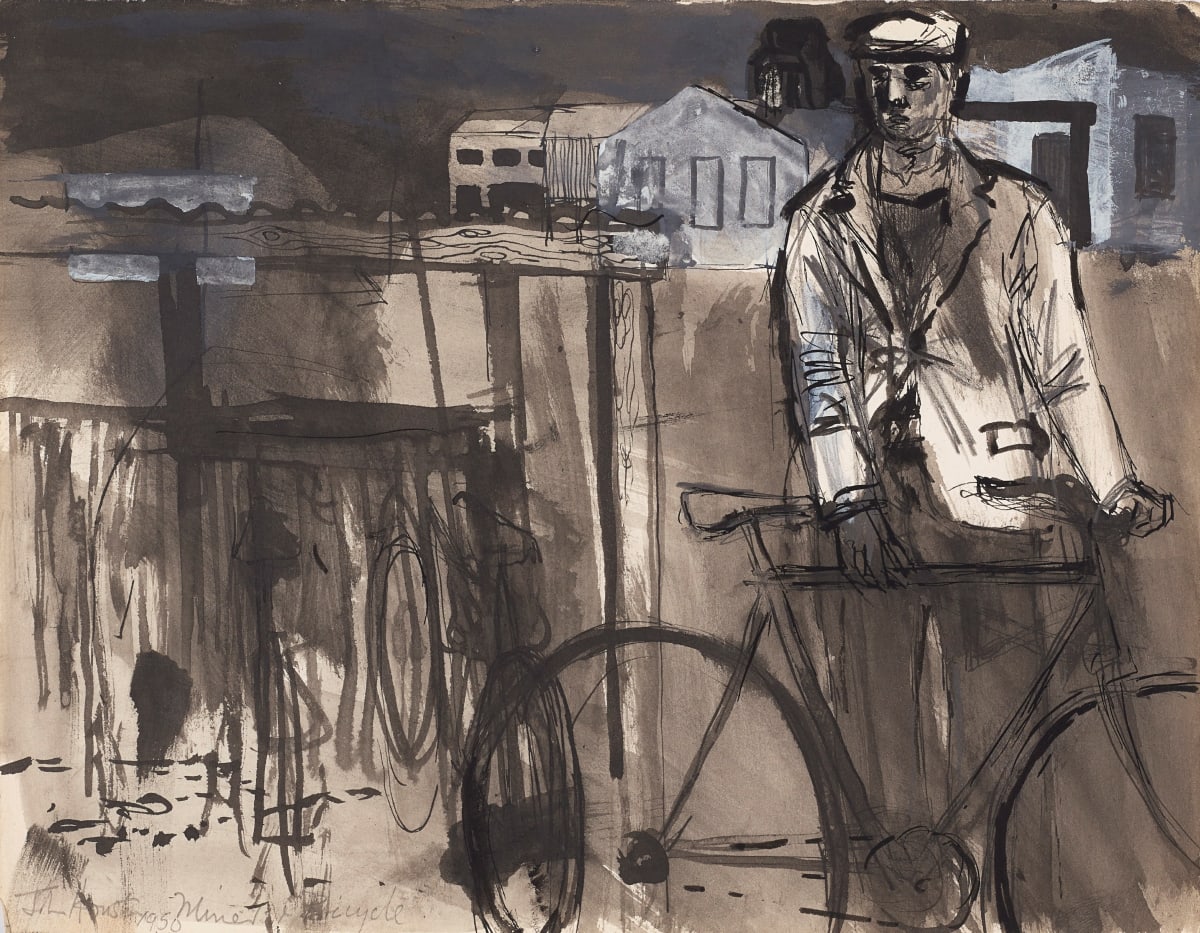 Miner and Bicycle, 1950