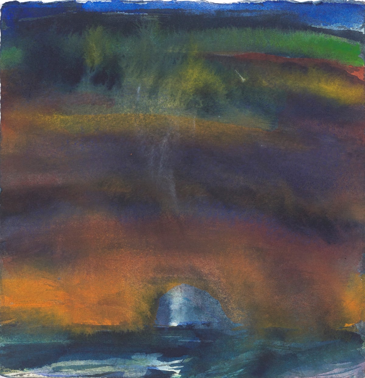 Untitled (Purple Sky over Bass Rock)
