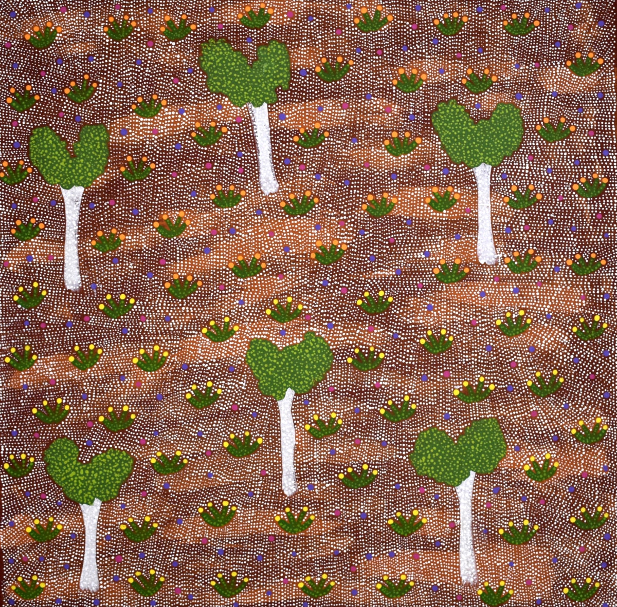 Alana Ngwarraye Holmes, My Country, 2017