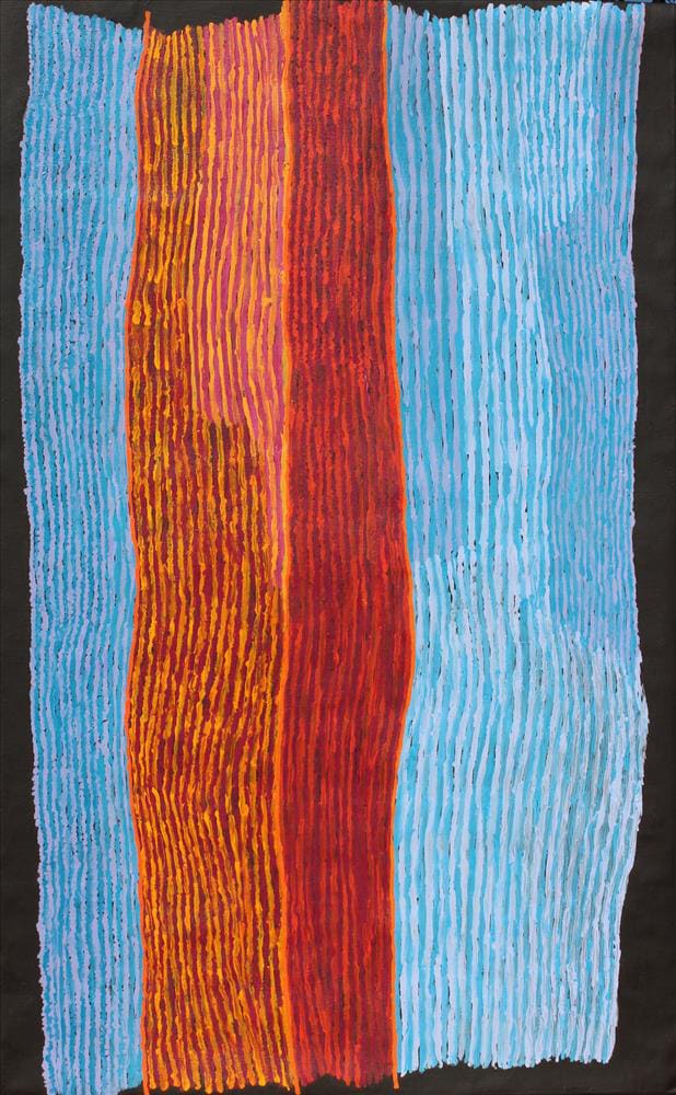 Ray Ken sand dune acrylic on linen 122 x 198 cm