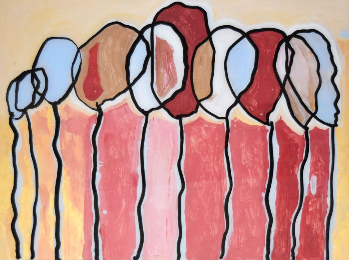Lisa Uhl Kurrkapi acrylic on polycarbonate 60 x 90 cm
