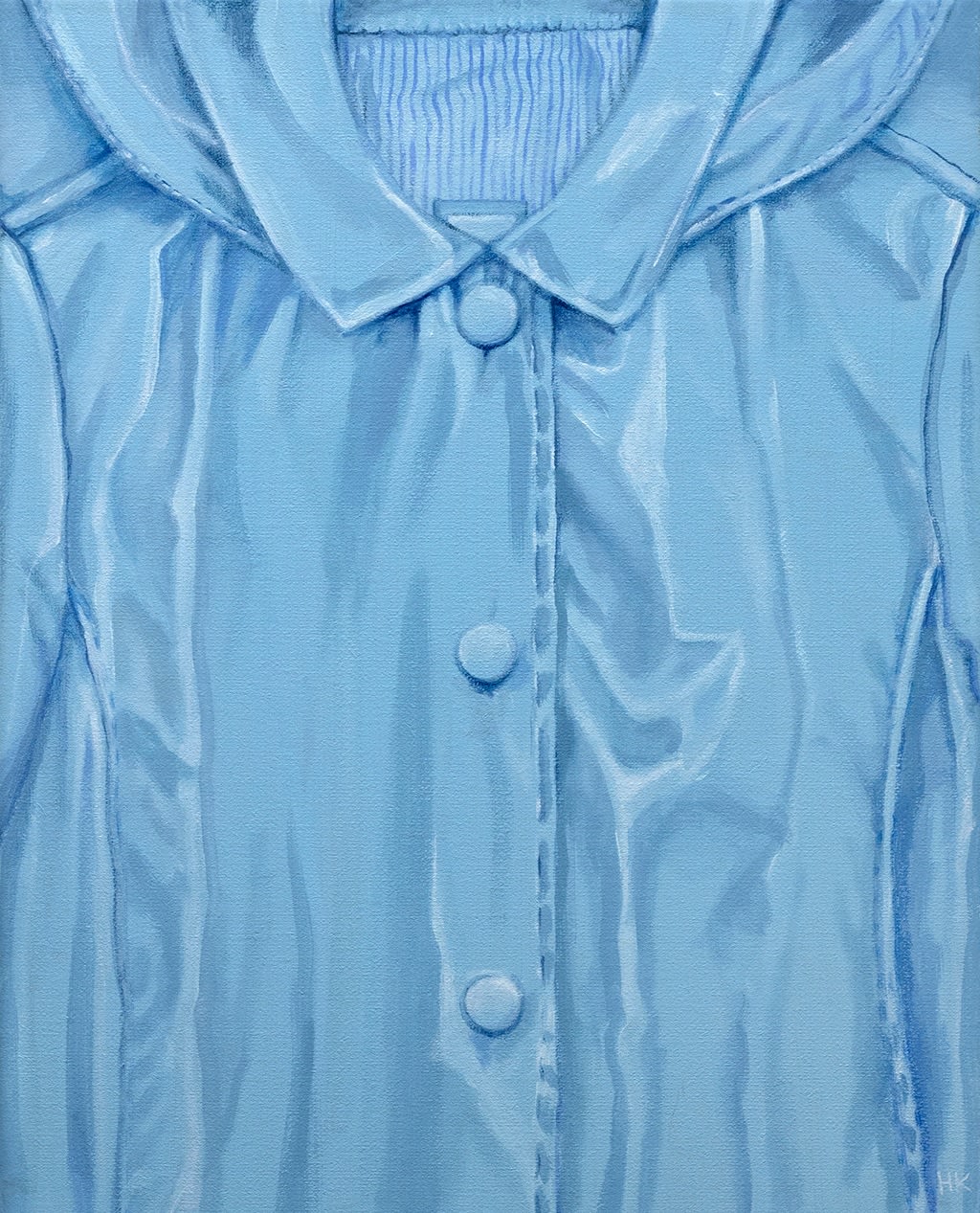Hannah Knox Pale Blue Raincoat 2023 Harman Projects