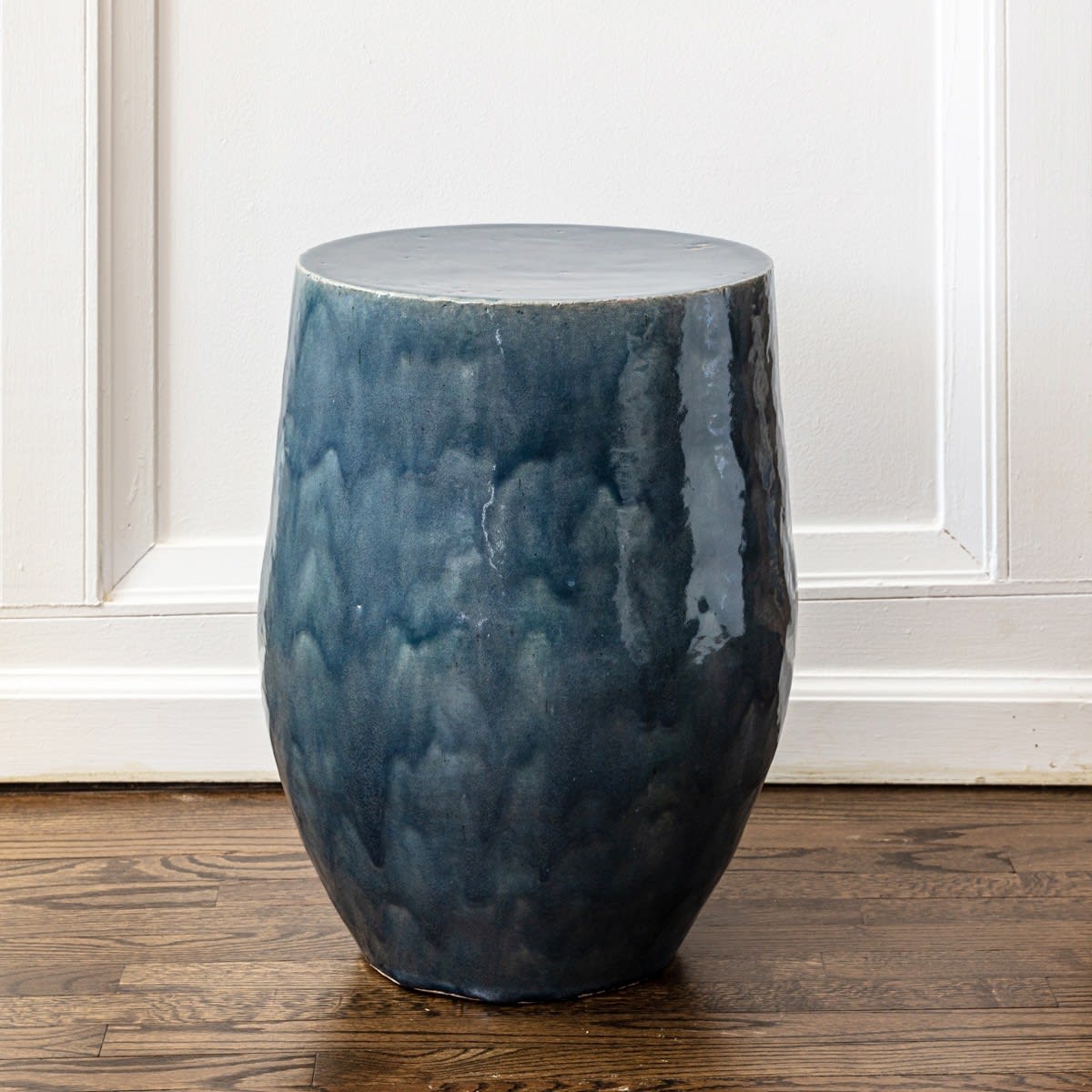 Blue drum hot sale table