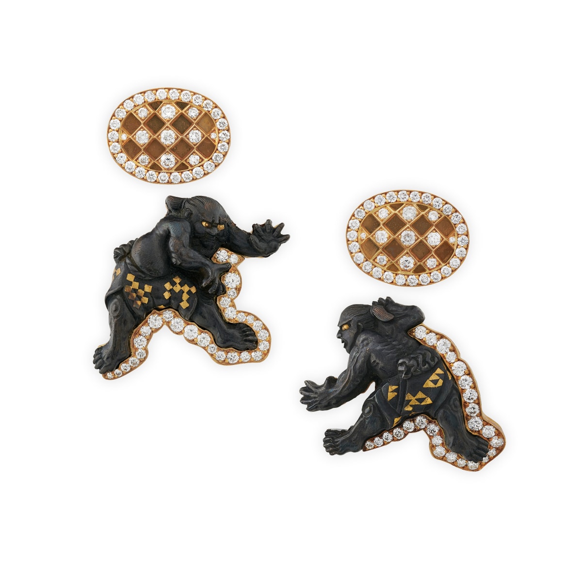 Cartier sales panther cufflinks