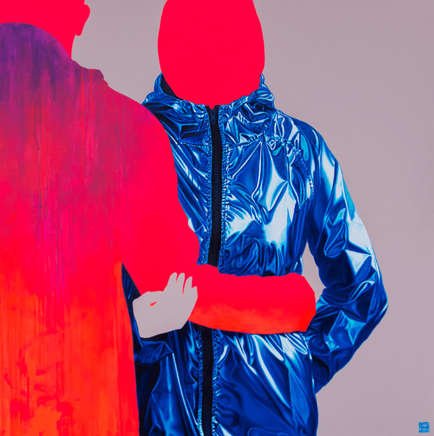 Shiny online nylon raincoat