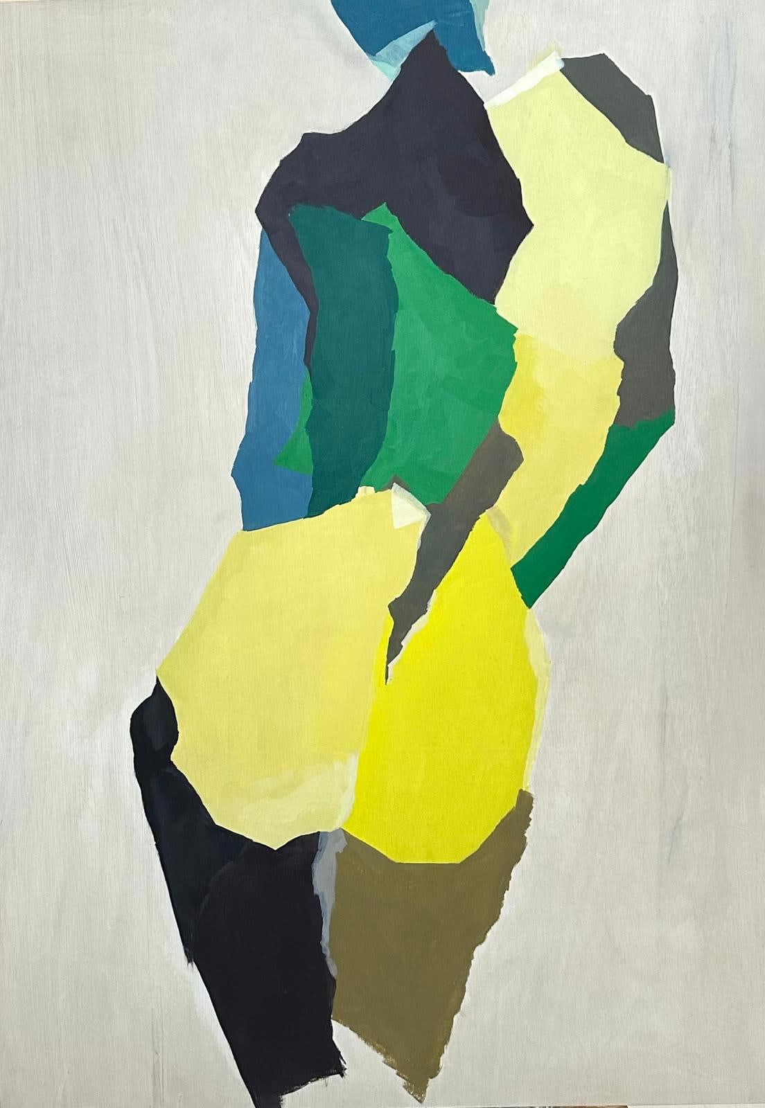 Yellow, Green, Blue Twist , 2024