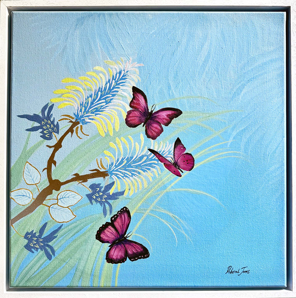Butterfies on Blue, 2024