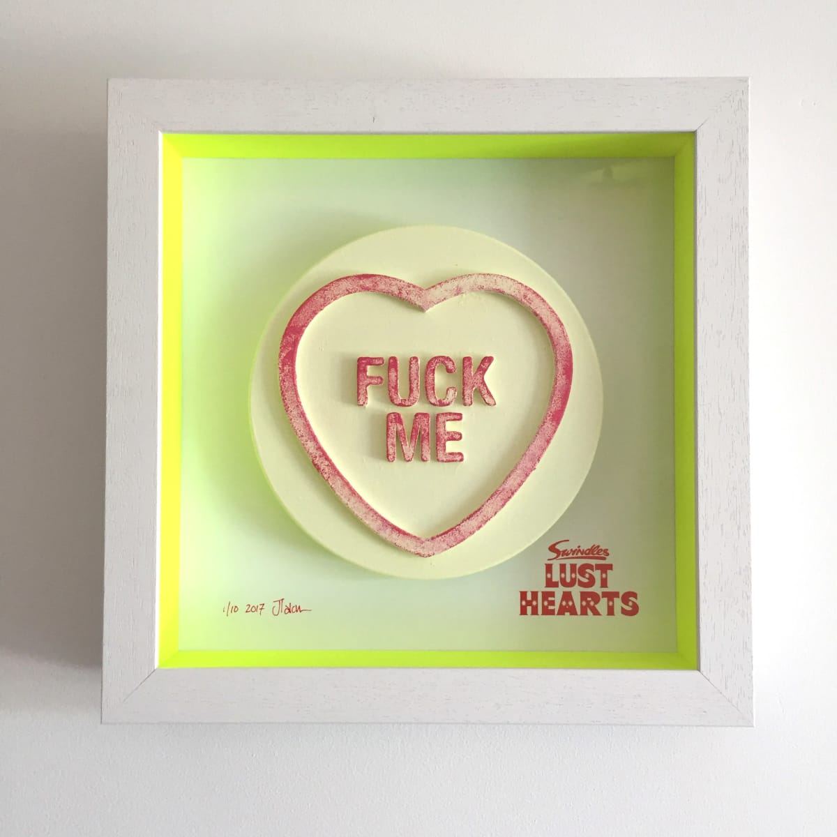 Lust Hearts - Fuck Me (Yellow), 2021