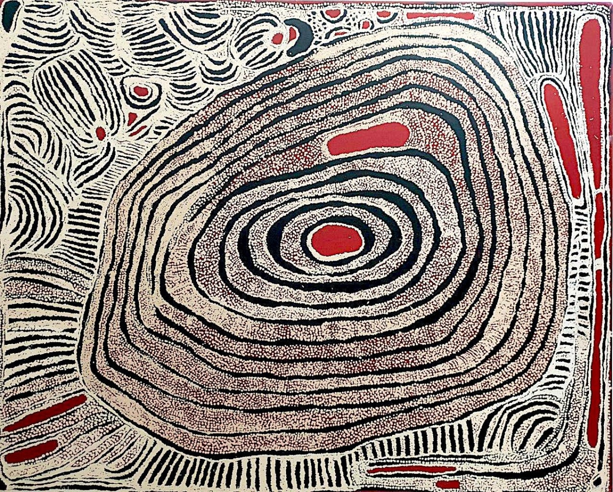 Gorrawa Walker Yorta-Yorta/Kamilaroi Authentic Aboriginal art Gaiyima Maloga 