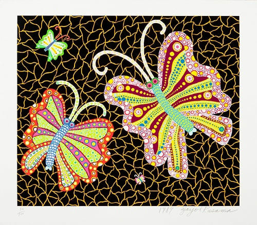 Yayoi Kusama, Butterflies , 1989 | The Wall art gallery