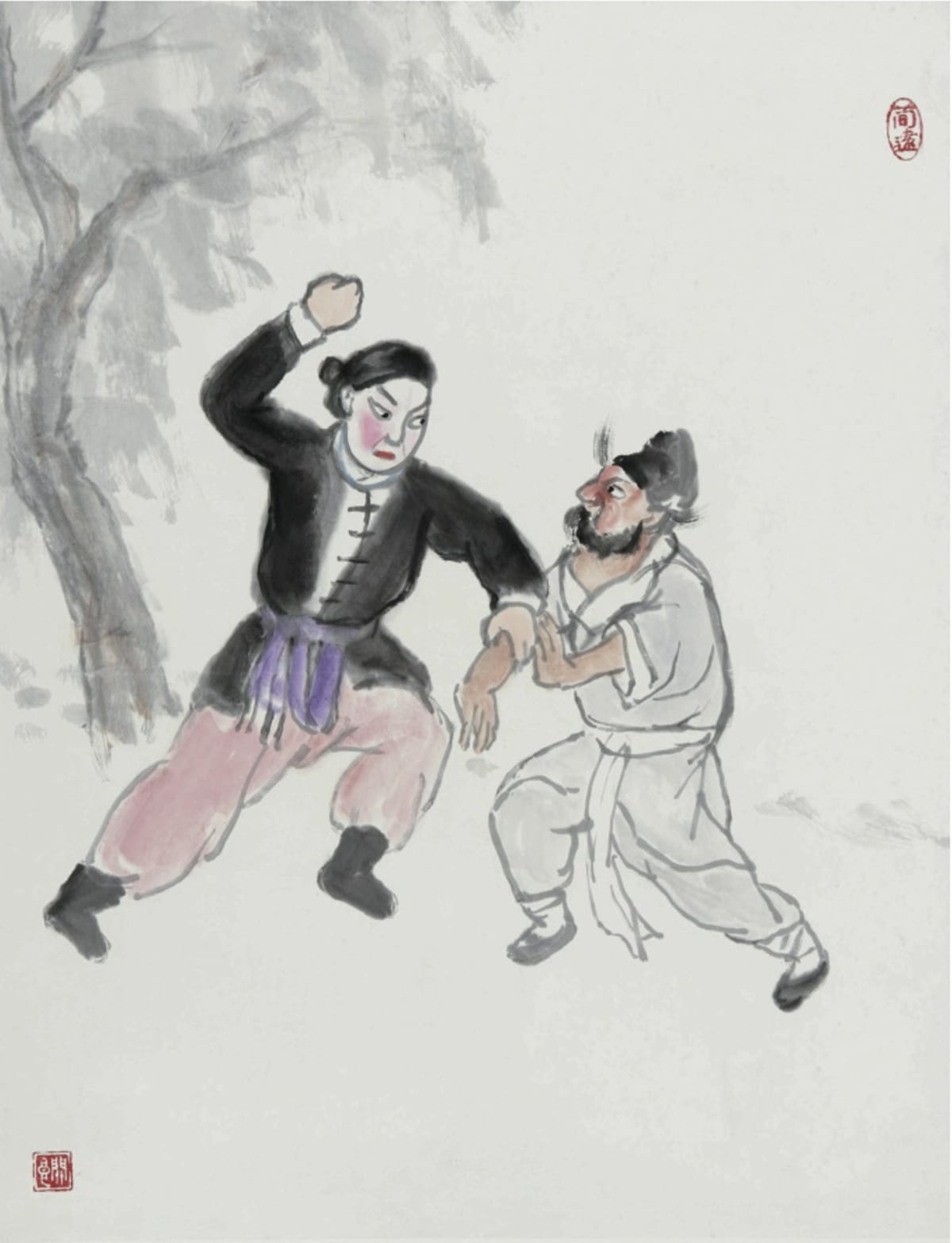 關良鍾馗| Guan Liang, Zhong Kui | Fine Chinese Paintings