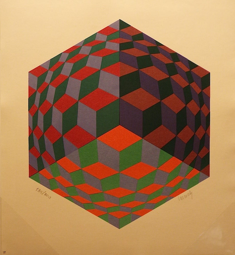 Victor Vasarely and the Chess Board